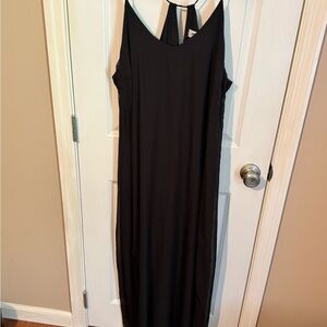 Old Navy Black Backless Dress